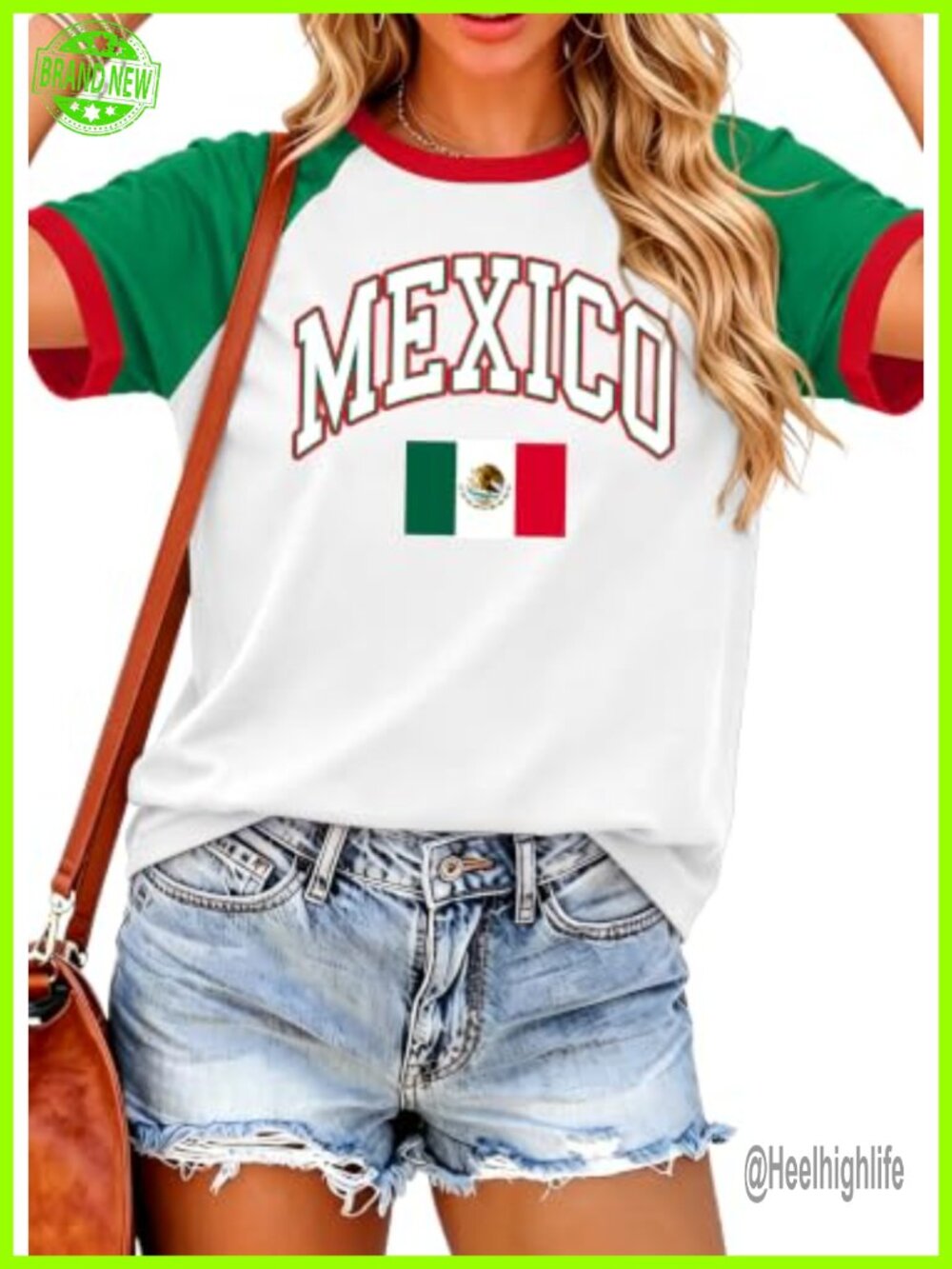 Women's Mexican Vacation Graphic Tee Short Sleeve Crew Neck Cotton Blend
